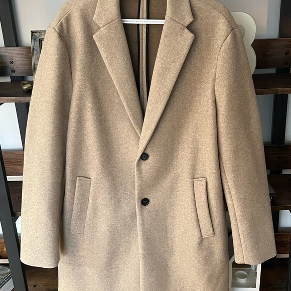 Zara - Wool Blend Coat XL - Picture 2 of 4